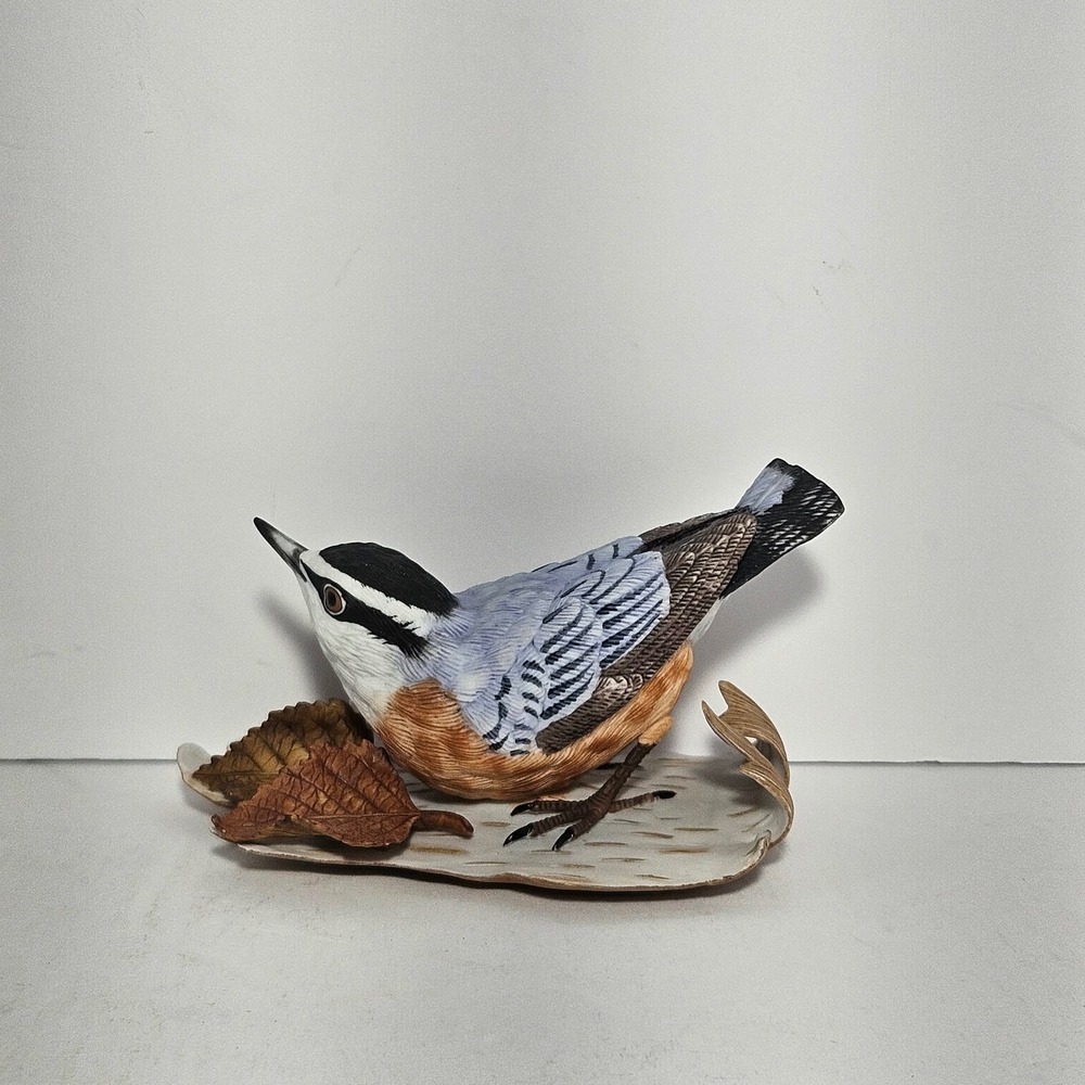 Lenox Garden Bird Collection Red-breasted Nuthatch Fine Porcelain Figurine Boxed